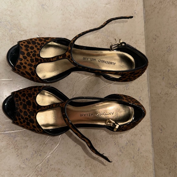 Antonio melani cheetah heels size 8 - Picture 9 of 13
